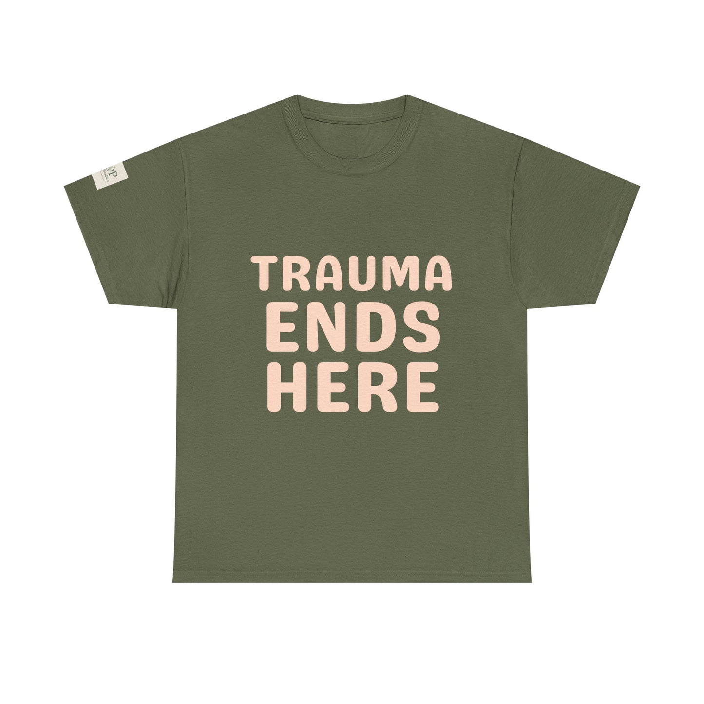 Trauma Ends Here Tee, Unisex Motivational T-Shirt, Comfort Tee for Healing, Mental Health Awareness Apparel, Self-Care Clothing