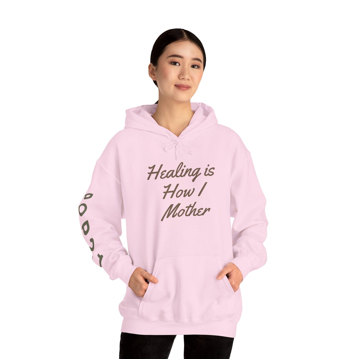 Healing Motherhood Hoodie, Comfortable Unisex Sweatshirt for Moms, Gift for Mother's Day, Cozy Everyday Wear, Inspirational Apparel