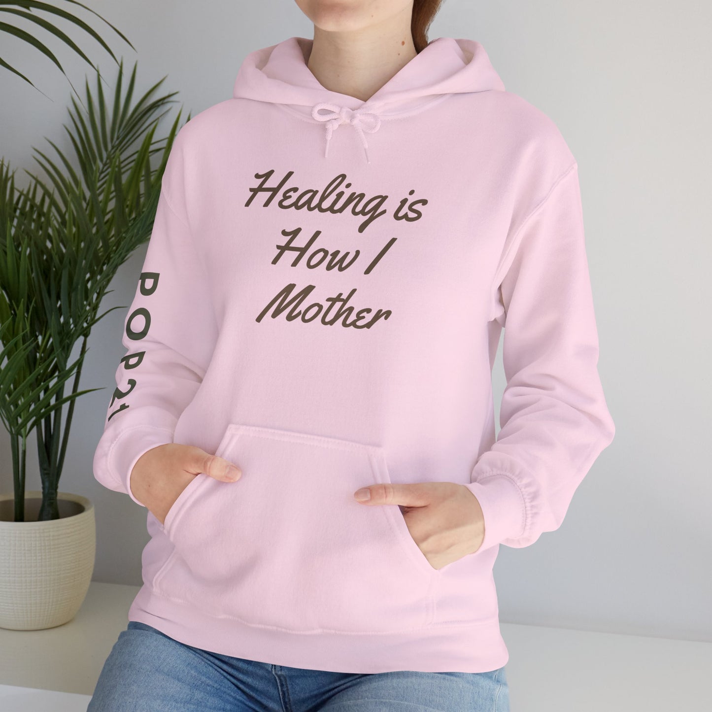 Healing Motherhood Hoodie, Comfortable Unisex Sweatshirt for Moms, Gift for Mother's Day, Cozy Everyday Wear, Inspirational Apparel