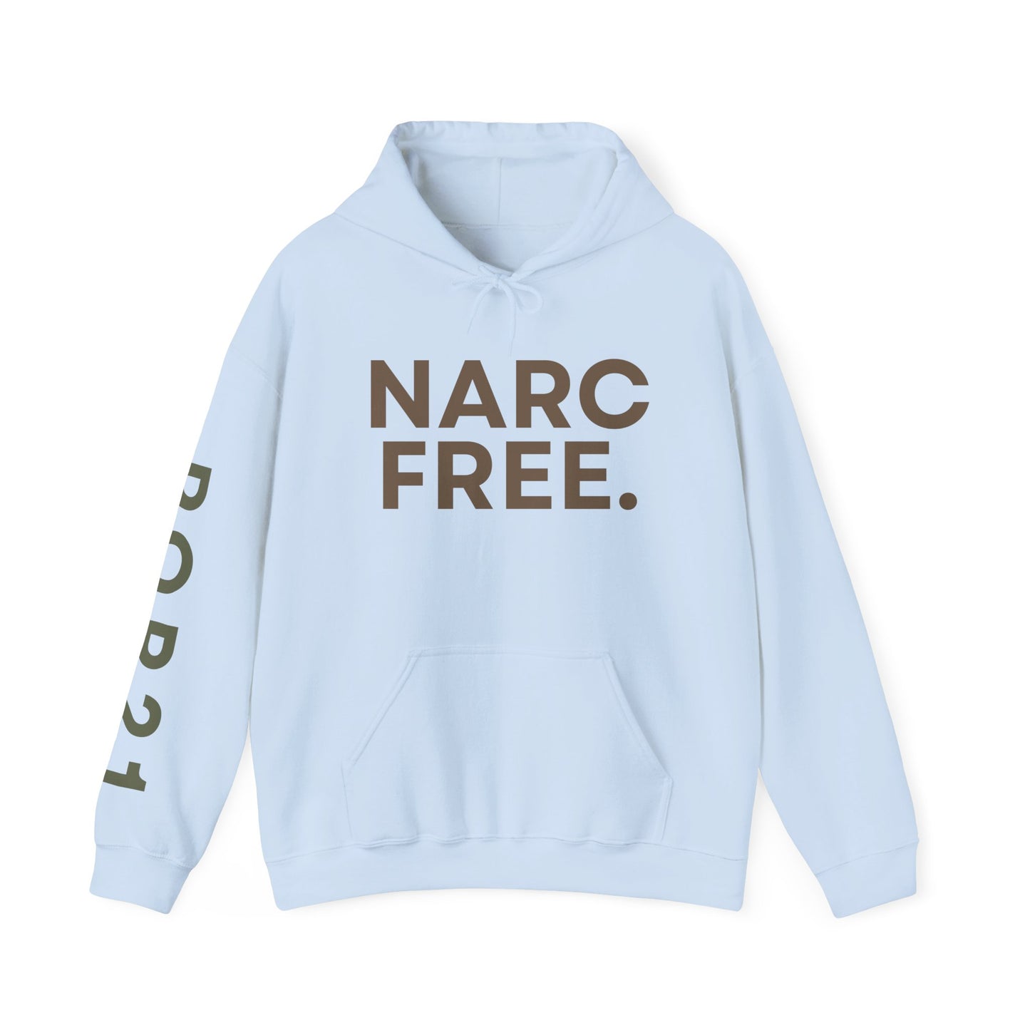 NARC FREE. Unisex Heavy Blend Hoodie, Casual Sweatshirt, Trendy Hoodie, Gift for Friends, Streetwear Fashion