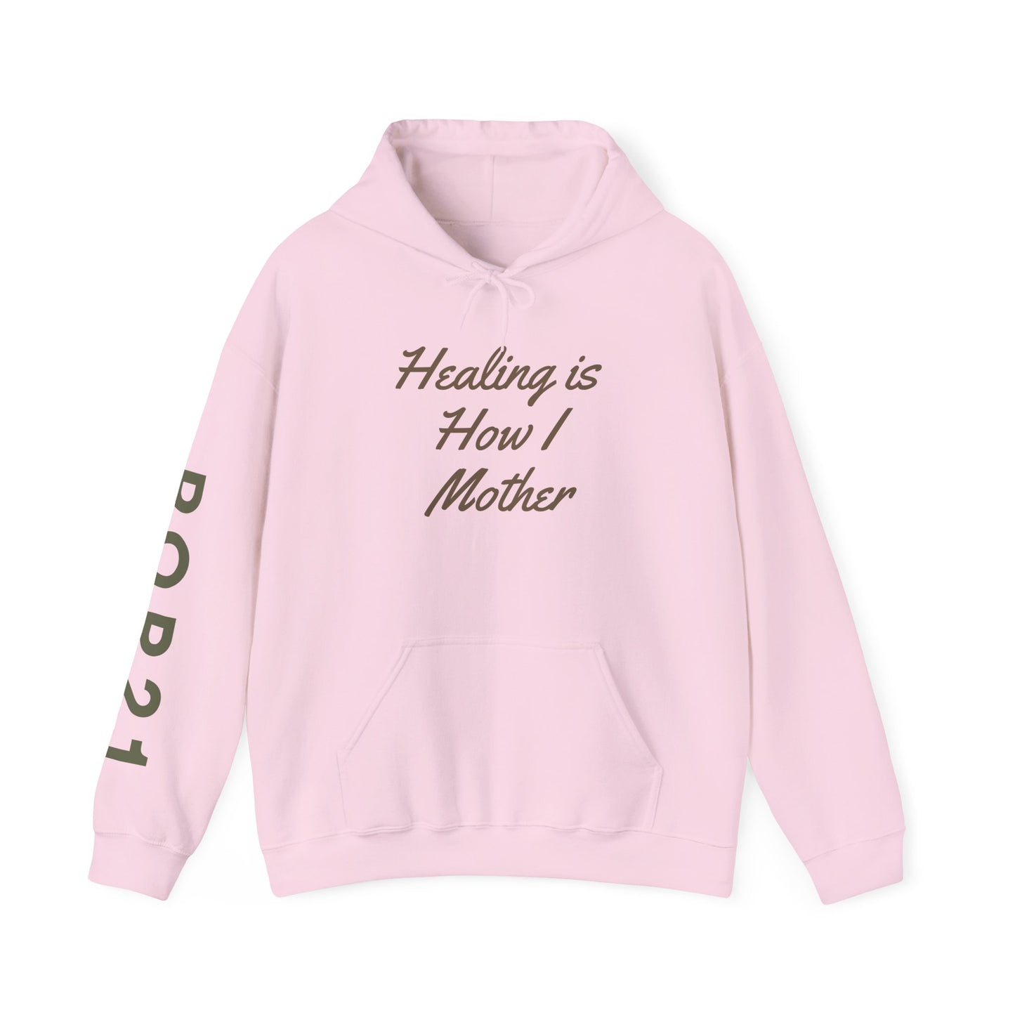 Healing Motherhood Hoodie, Comfortable Unisex Sweatshirt for Moms, Gift for Mother's Day, Cozy Everyday Wear, Inspirational Apparel